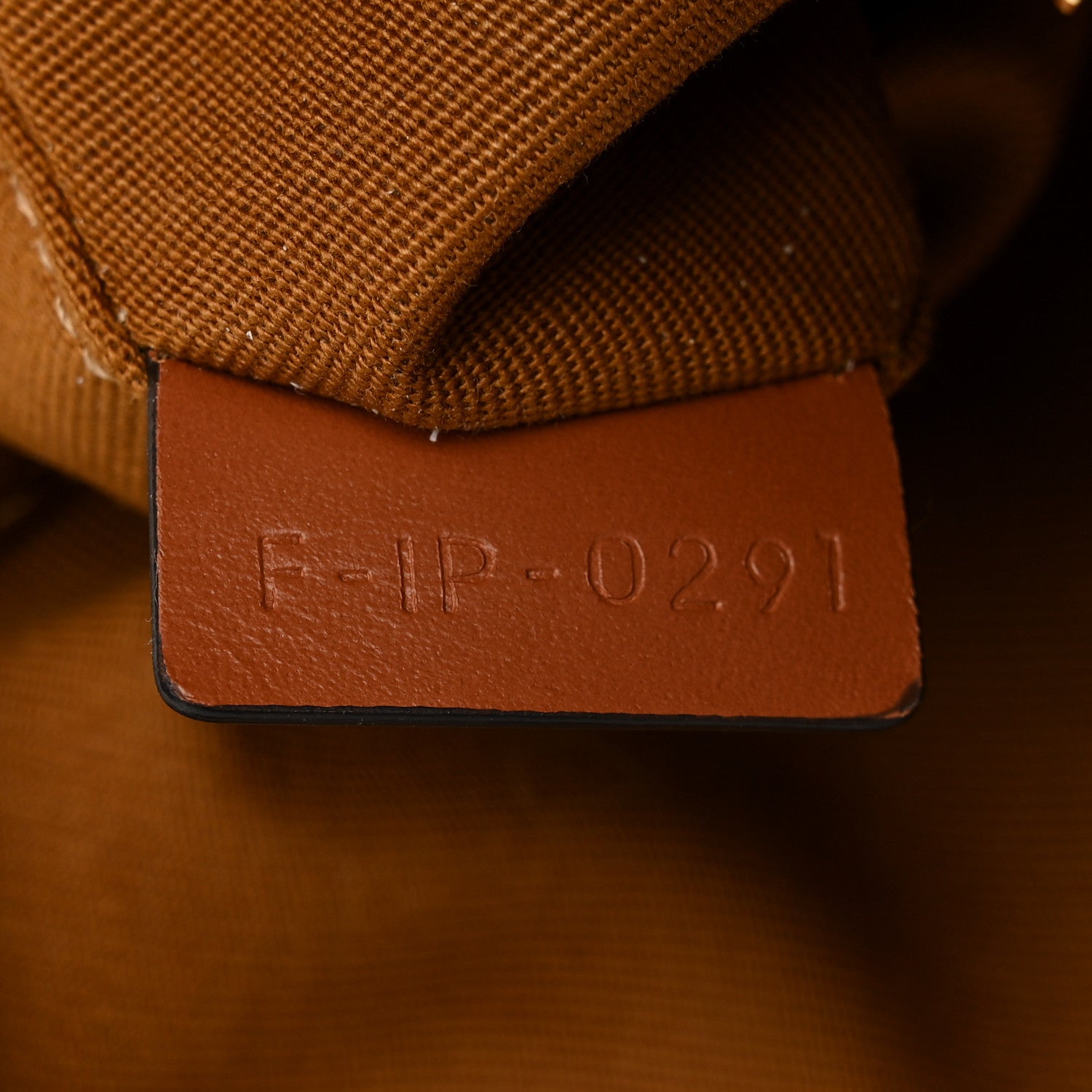 Celine Triomphe Canvas Calfskin Medium Patapans Tan 8 of 11