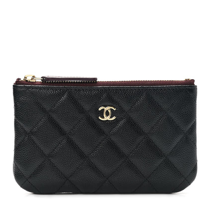 Chanel Caviar Quilted Small Cosmetic Case Black 1 of 8