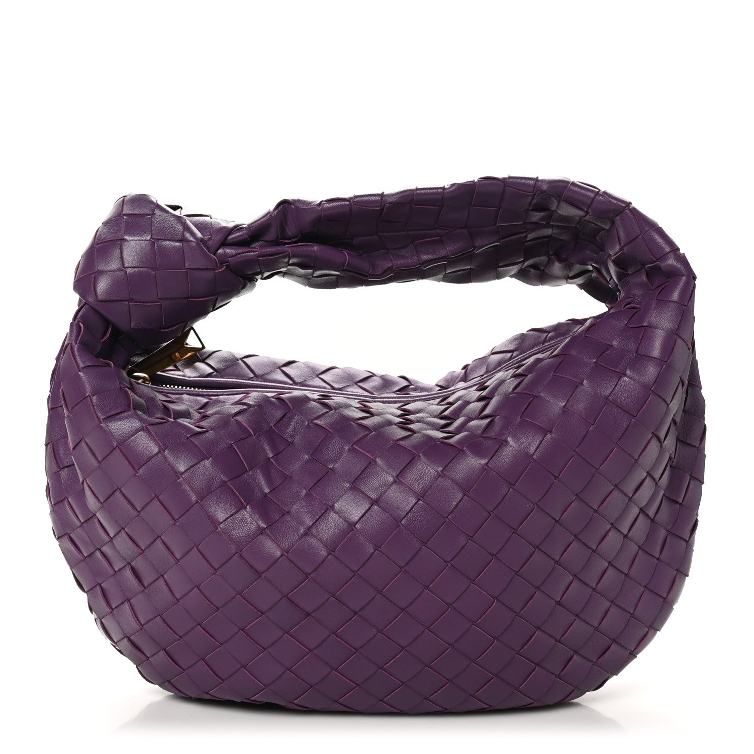 Bottega Veneta Nappa Intrecciato Teen Jodie Hobo Eggplant 1 of 10