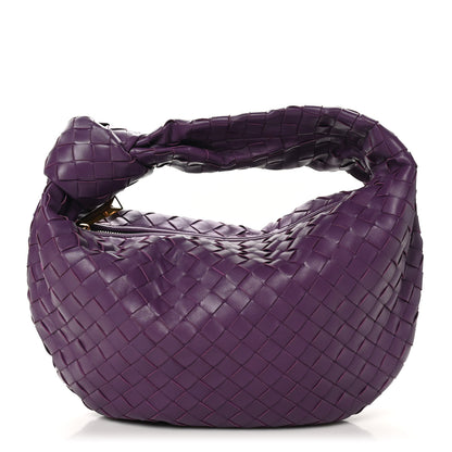Bottega Veneta Nappa Intrecciato Teen Jodie Hobo Eggplant 1 of 10