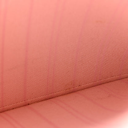 Louis Vuitton Damier Azur Neverfull MM GM Pochette Rose Ballerine 7 of 9