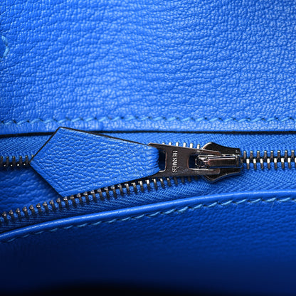 Hermes Togo Horseshoe Birkin 30 Bleu Nuit Bleu Hydra 16 of 30