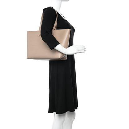 Mansur Gavriel Saffiano Small Zip Tote Beige 2 of 10