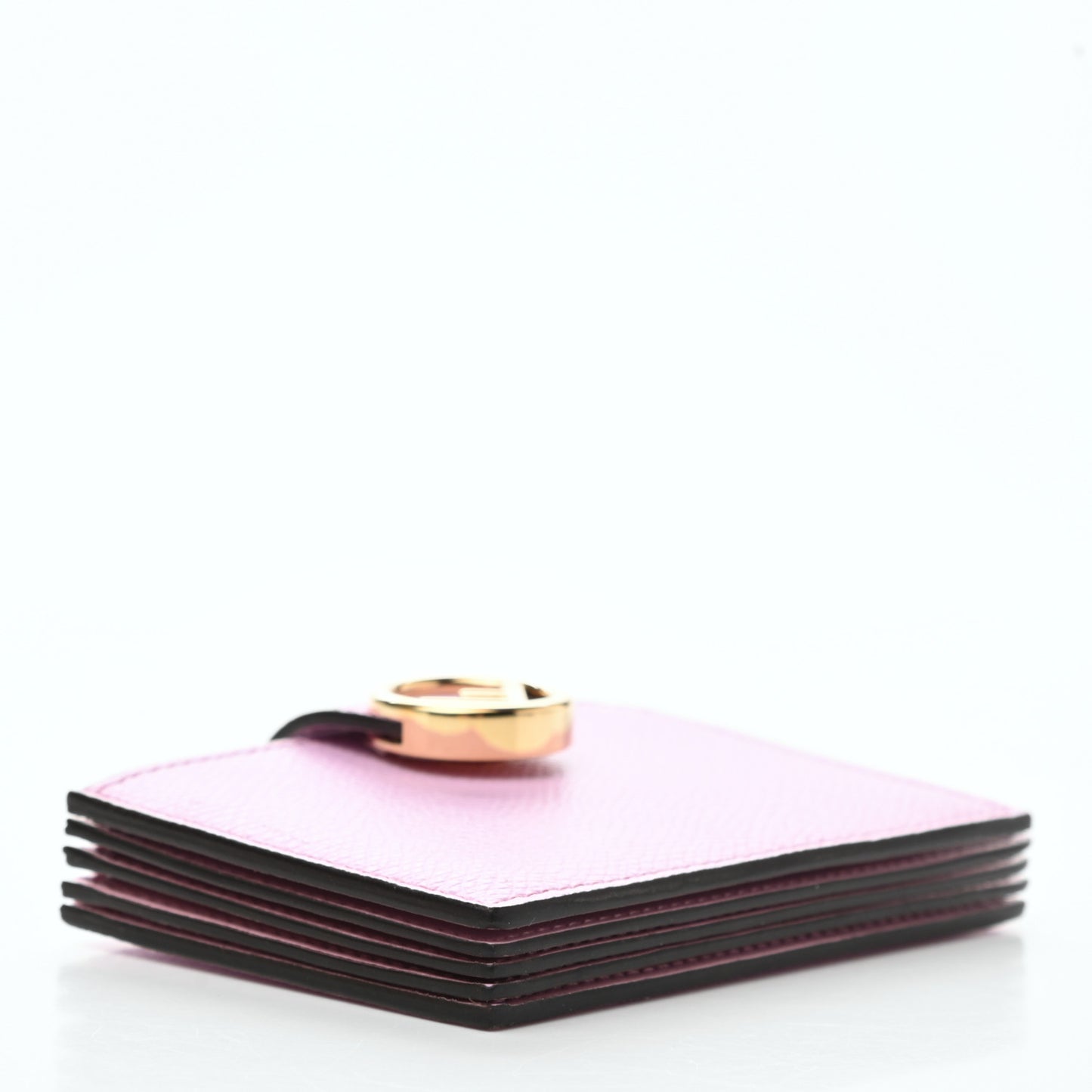 Vitello Cruise F is Fendi Gusseted Card Holder Lavanda