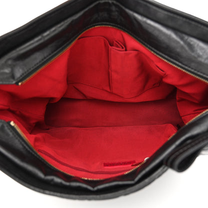 Chanel Aged Calfskin Quilted Maxi Gabrielle Hobo Black 5 of 12
