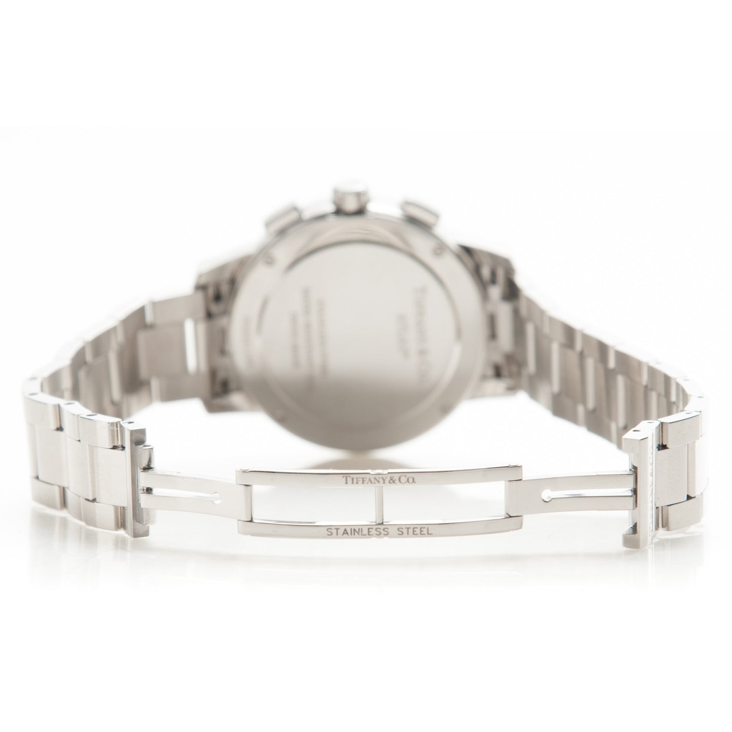 Stainless Steel 36mm Atlas Dome Chronograph Quartz Watch
