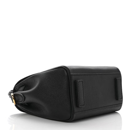Versace Grained Calfskin Small La Medusa Top Handle Bag Black 4 of 8