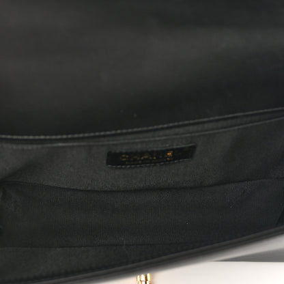 Chanel Calfskin Chevron Quilted Medium Boy Flap Black 6 of 10