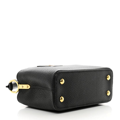 Louis Vuitton Taurillon Mini Capucines Black 3 of 8