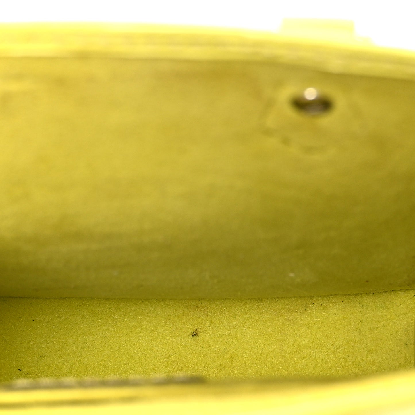Epi Petit Sac Plat Yellow Citron