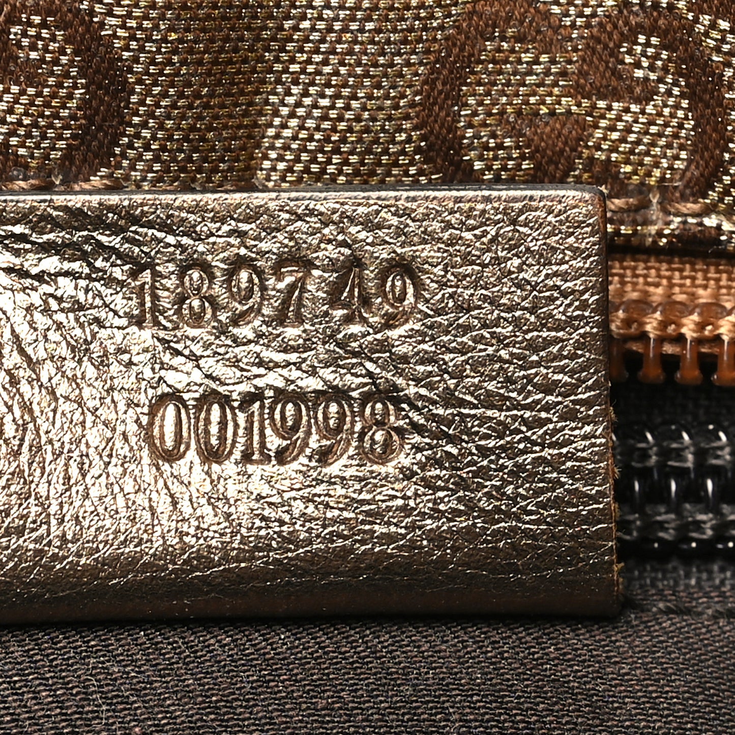 Crystal Monogram Web Small Flat Messenger Crossbody Bronze