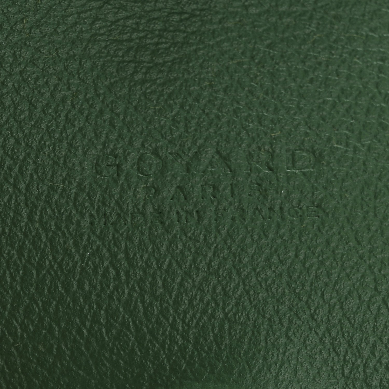 Goyard Calfskin Bag Clip Green 3 of 6