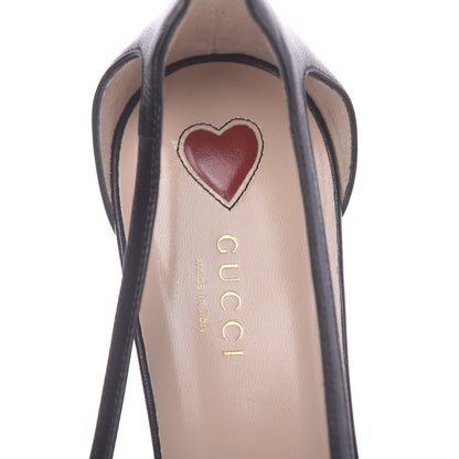 Gucci Calfskin Crystal GG Unia Pumps 41 Black 6 of 8