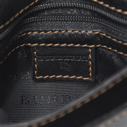 Burberry Calfskin Nova Check Small Bum Bag Black 6 of 12