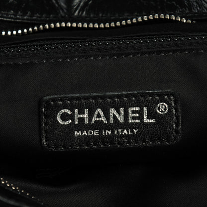 Chanel Glazed Calfskin Large Twisted Tote Black 6 of 7