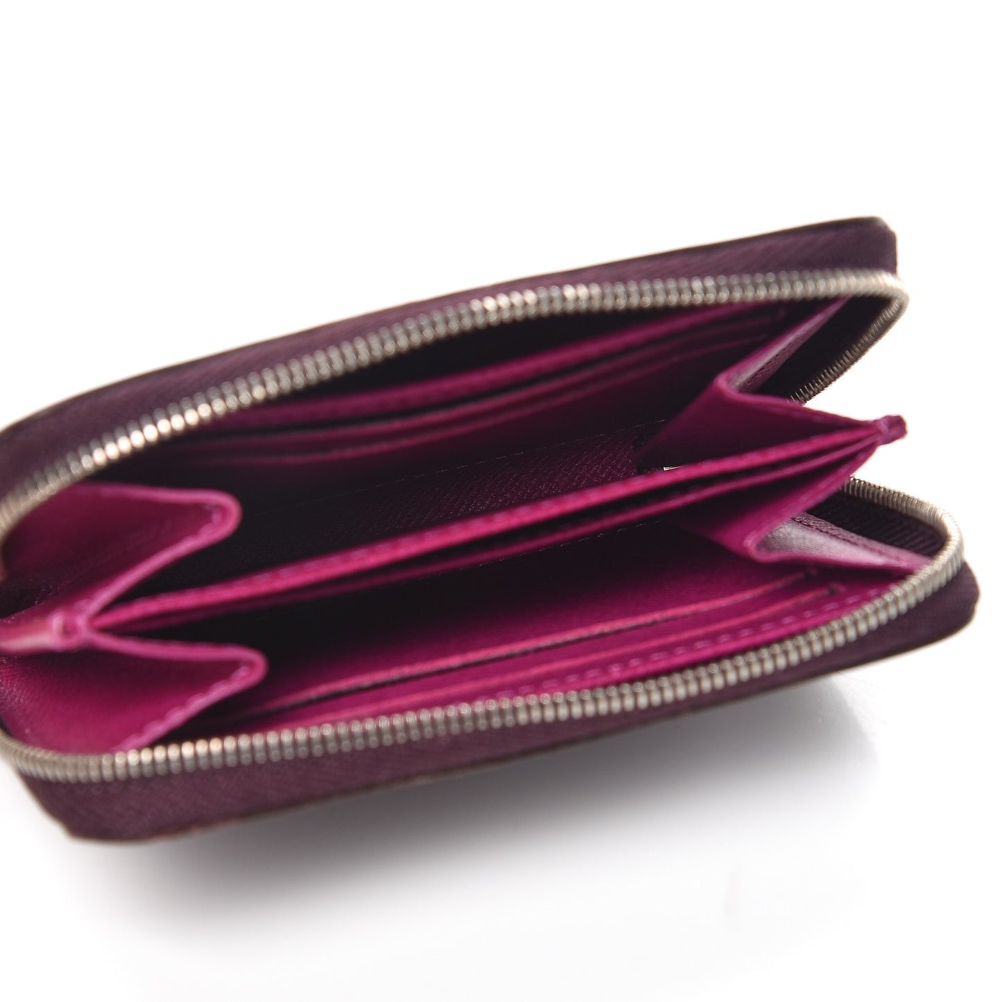 Epi Zippy Coin Purse Cassis