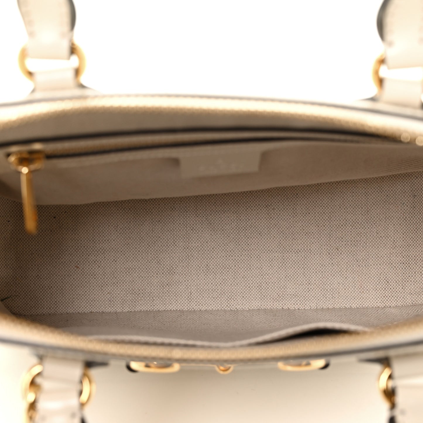 Boarded Plutone Calfskin Small Horsebit 1955 Top Handle Bag Mystic White