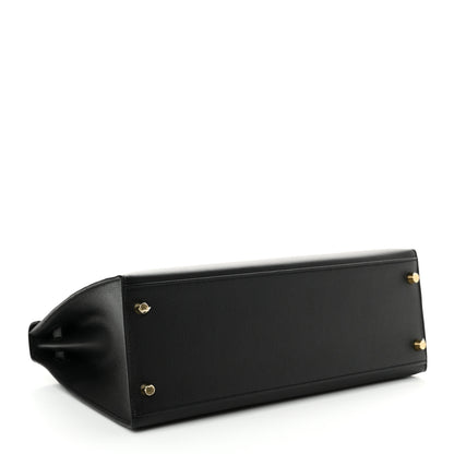 Hermes Epsom Kelly Sellier 32 Black 4 of 11