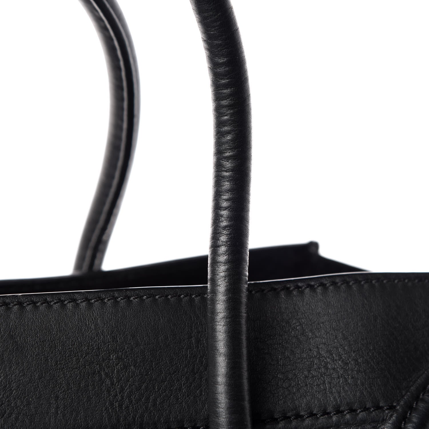 Celine Smooth Calfskin Medium Phantom Luggage Black 6 of 13