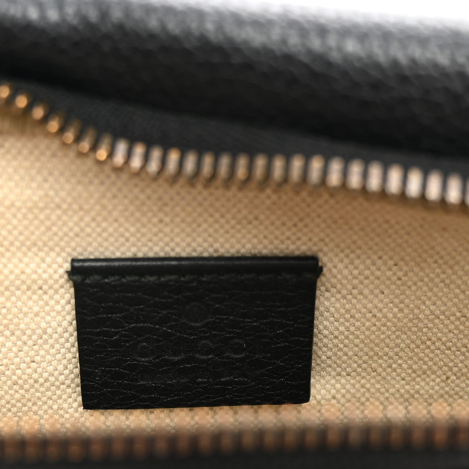 Gucci Grained Calfskin Small Logo Belt Bag Black 6 of 11