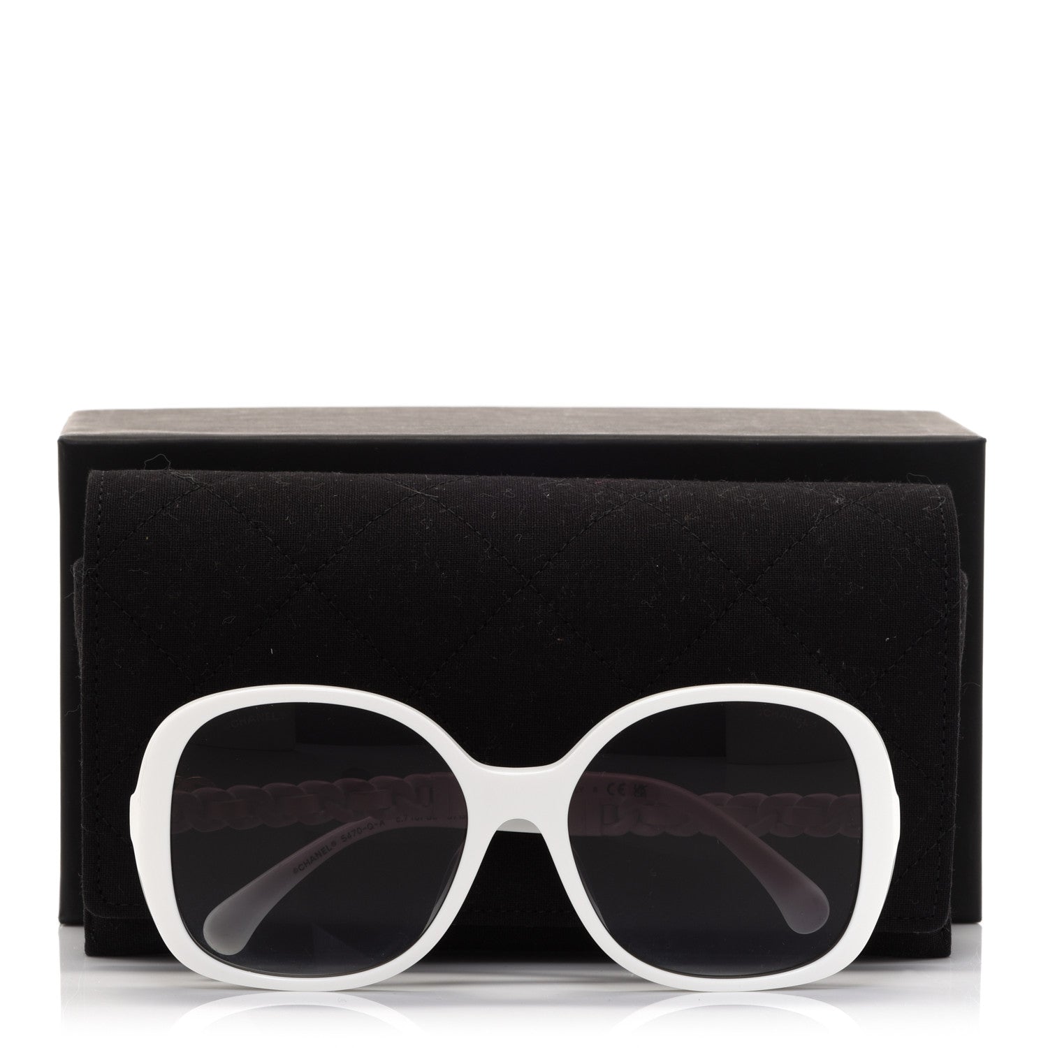 Chanel Acetate Chain Sunglasses 5470-Q-A White 7 of 7