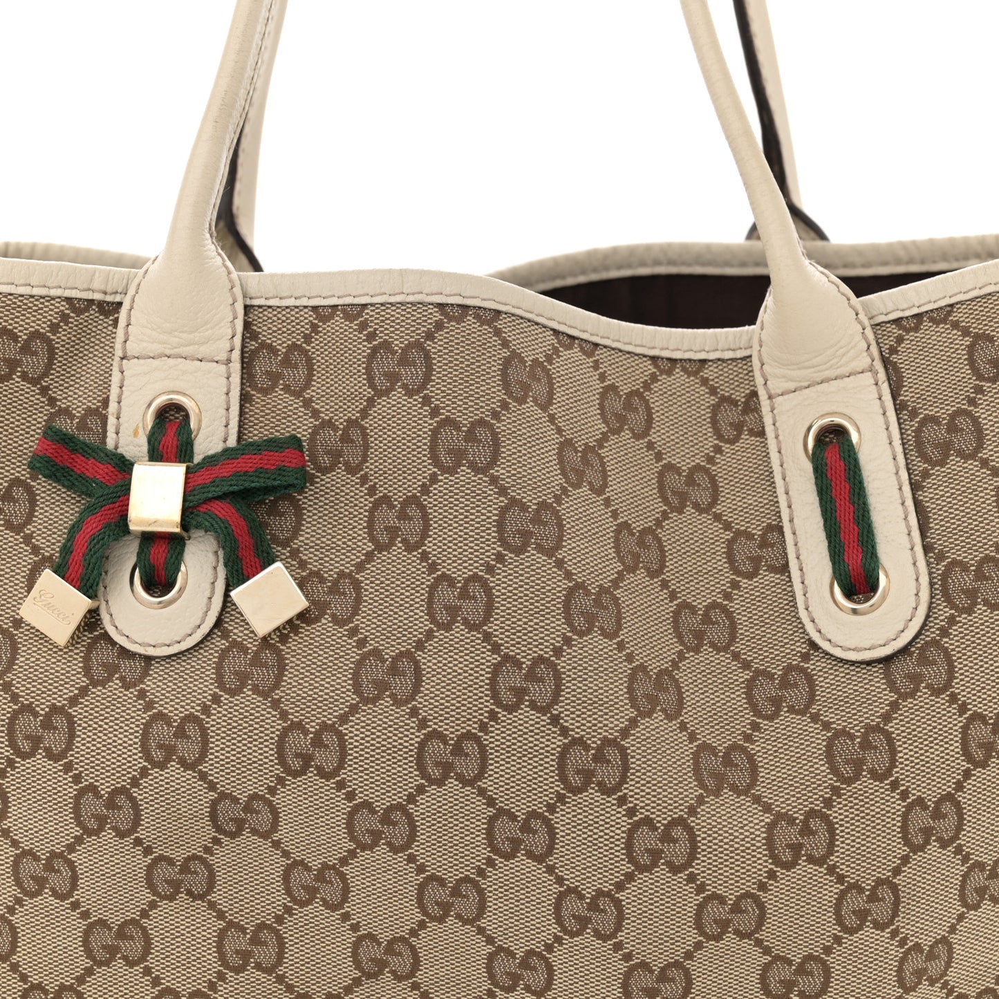 Monogram Medium Princy Tote Off White