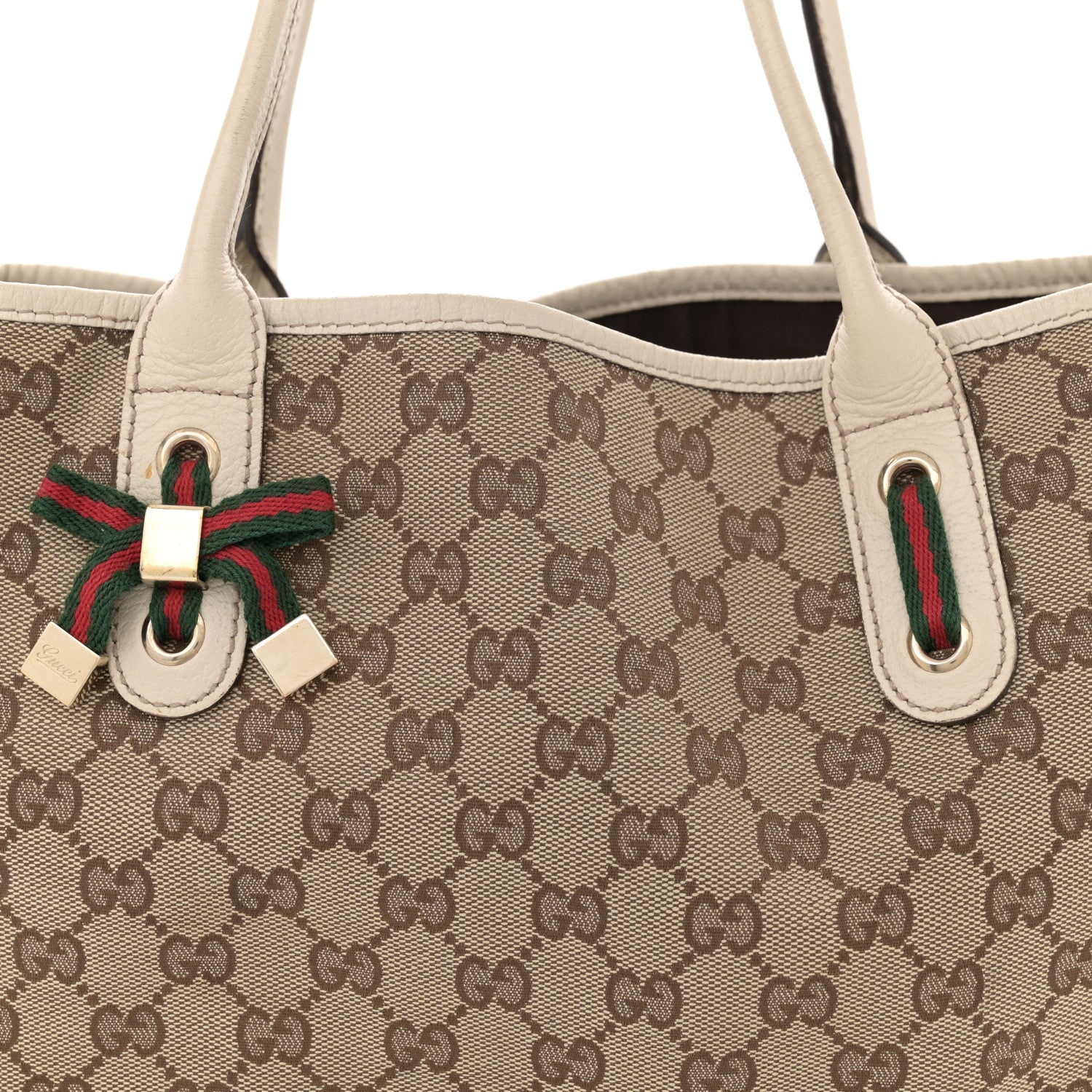 Gucci Monogram Medium Princy Tote Off White 8 of 19