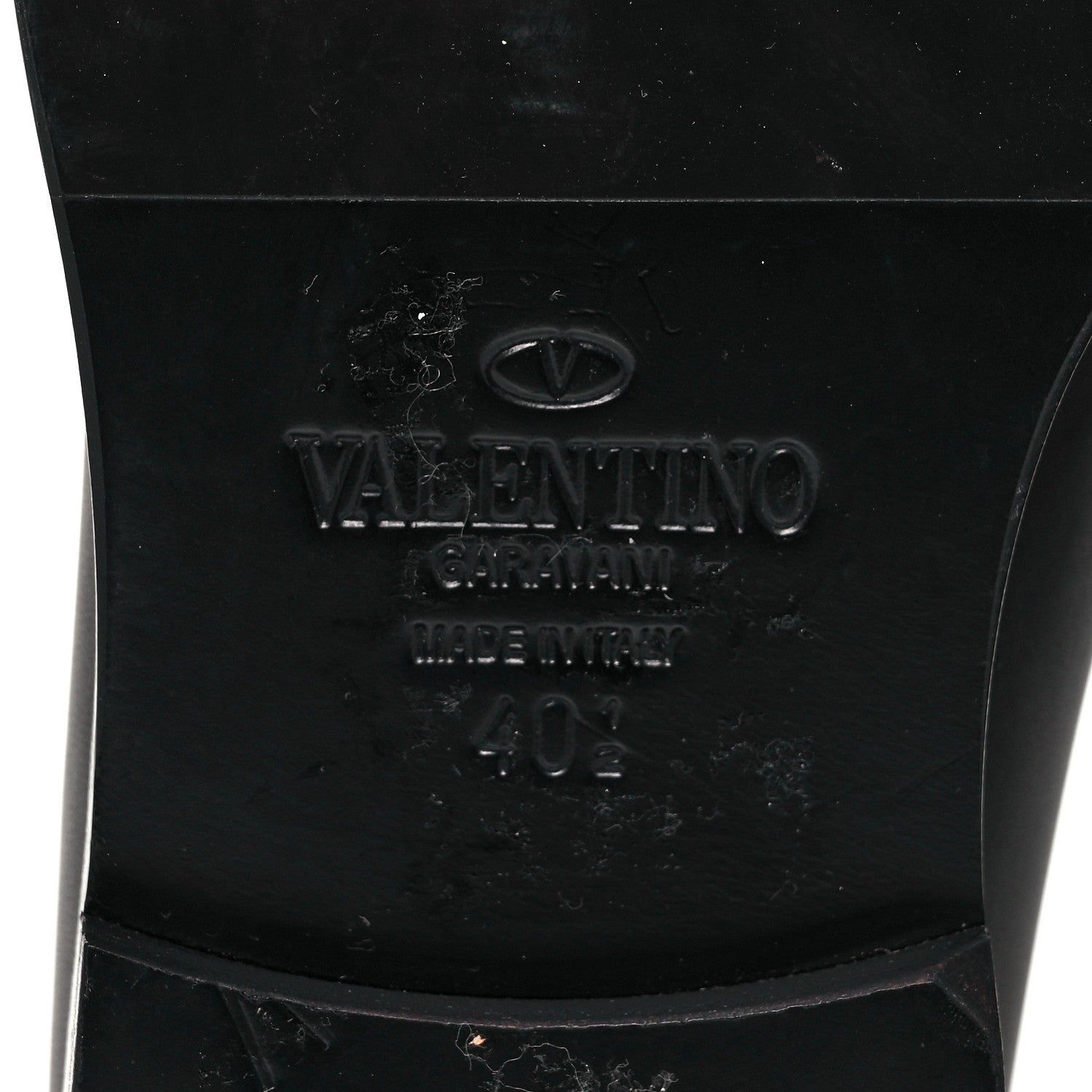 Valentino Garavani Nappa Mens Rockstud Loafers 40.5 Black 7 of 9