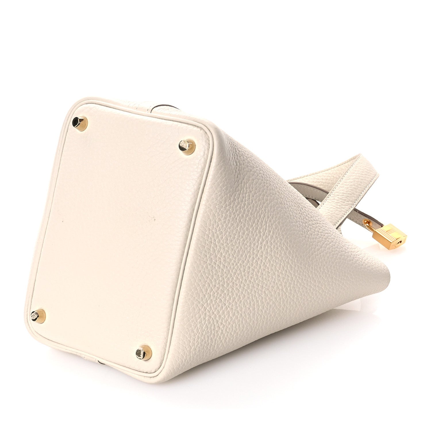 Hermes Taurillon Clemence Picotin Lock 18 PM Beton 10 of 11