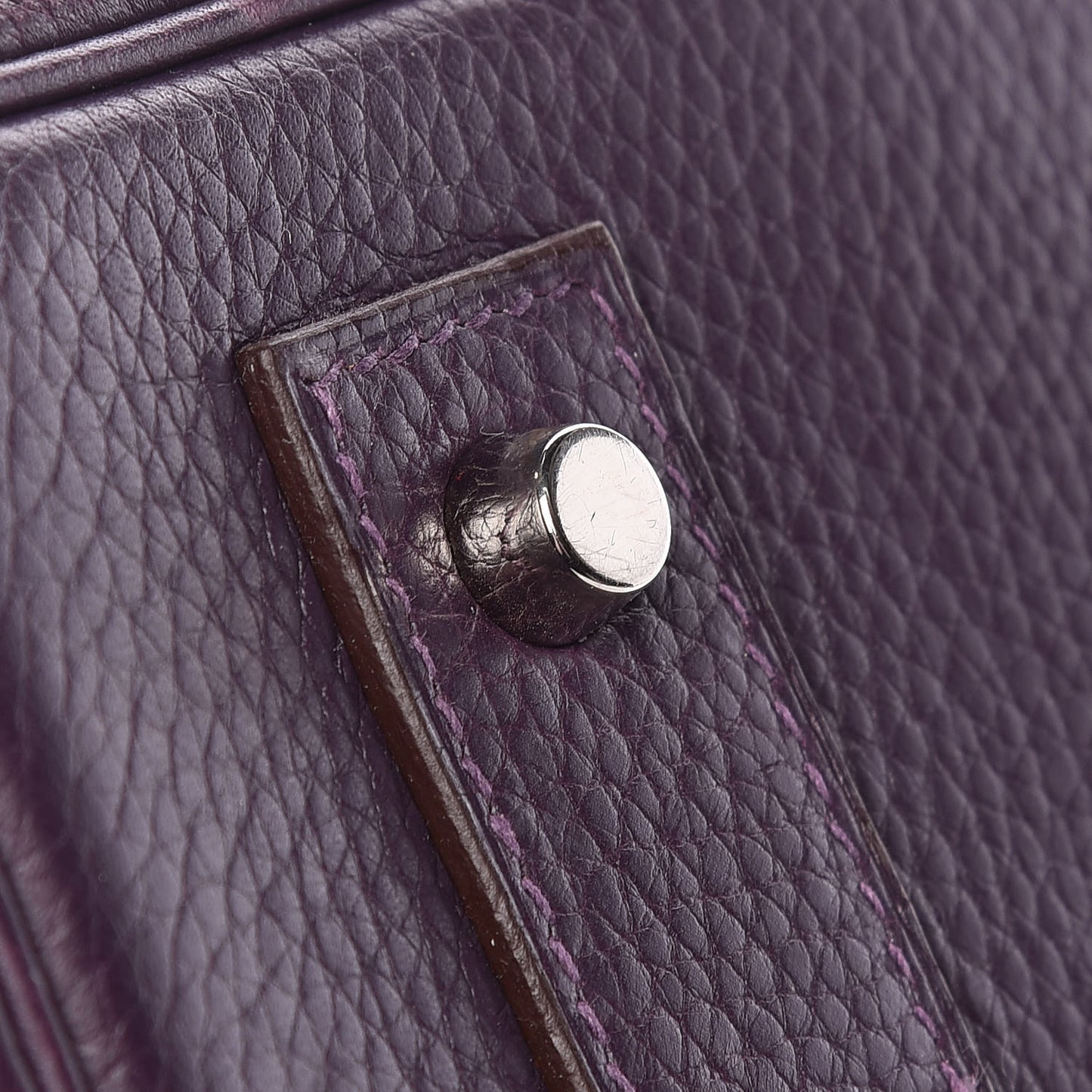 Taurillon Clemence JPG Birkin 42 Raisin