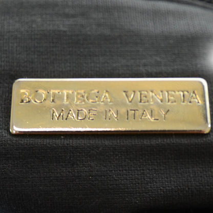 Bottega Veneta Vintage Patent Woven Shoulder Bag Black 8 of 9