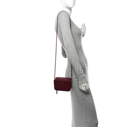 Chanel Caviar Quilted Camera Bag Burgundy 2 of 11