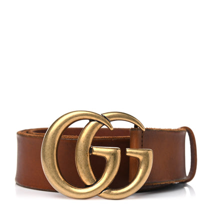 Gucci Faded Calfskin Double G 40mm Belt 105 42 Cuir 1 of 7