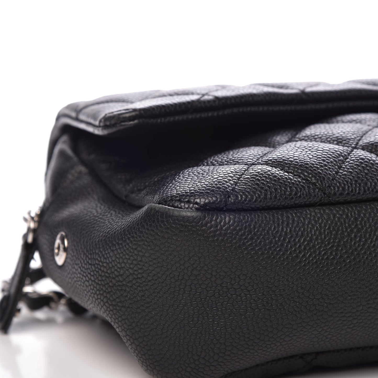 Caviar Quilted Jumbo Easy Flap Black