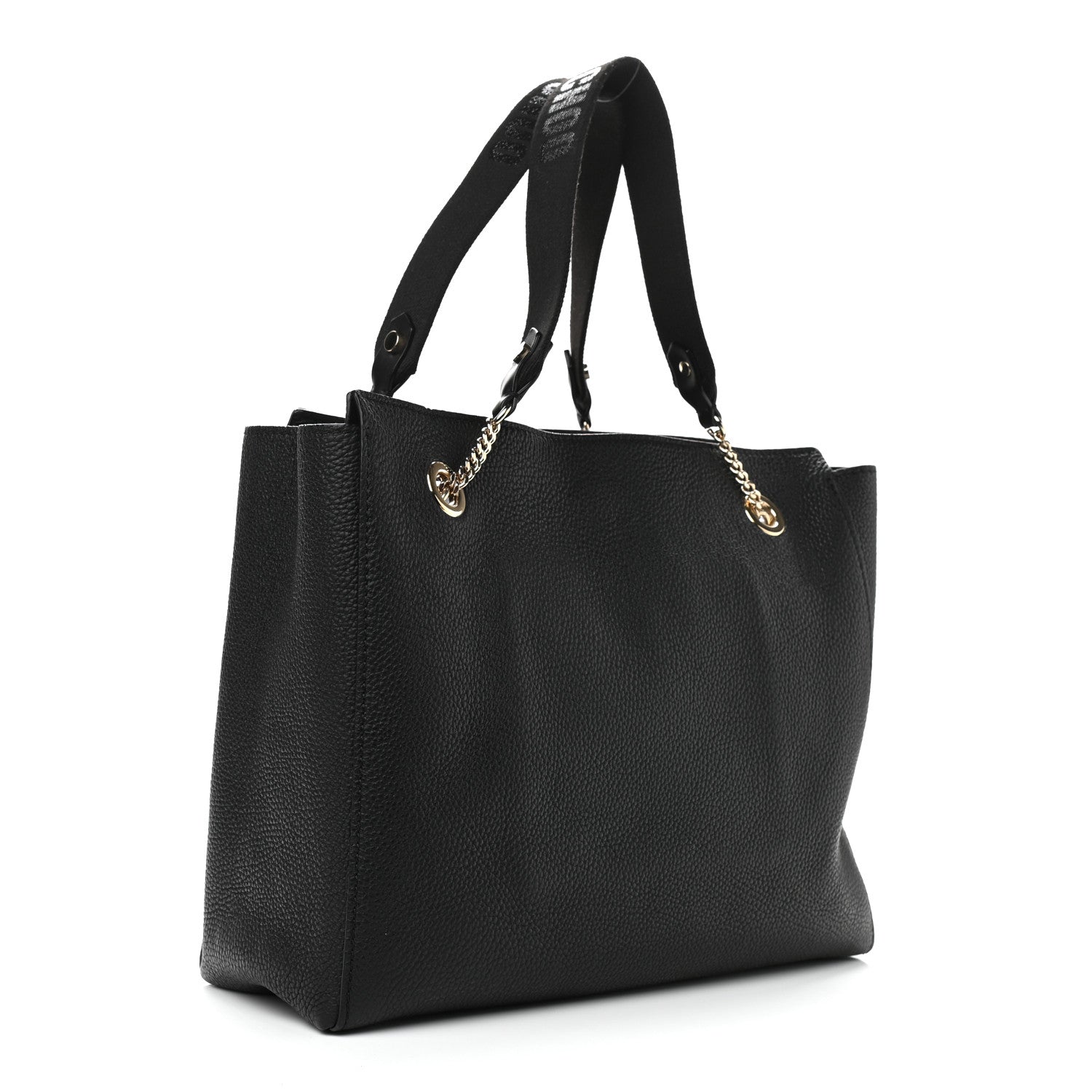 Jimmy Choo Grained Calfskin Tote Black 3 of 9