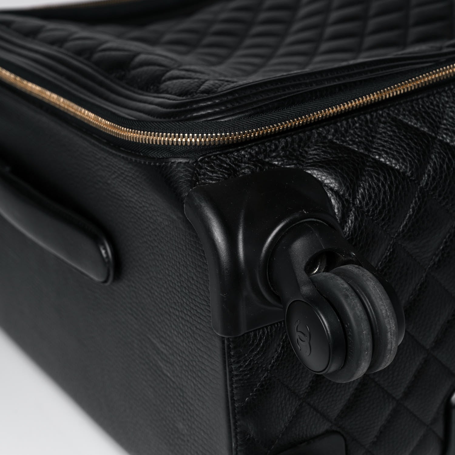 Chanel Calfskin Quilted Coco Case Trolley Black 7 of 13