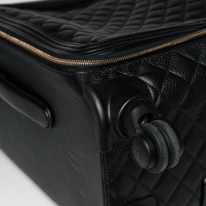 Chanel Calfskin Quilted Coco Case Trolley Black 7 of 13
