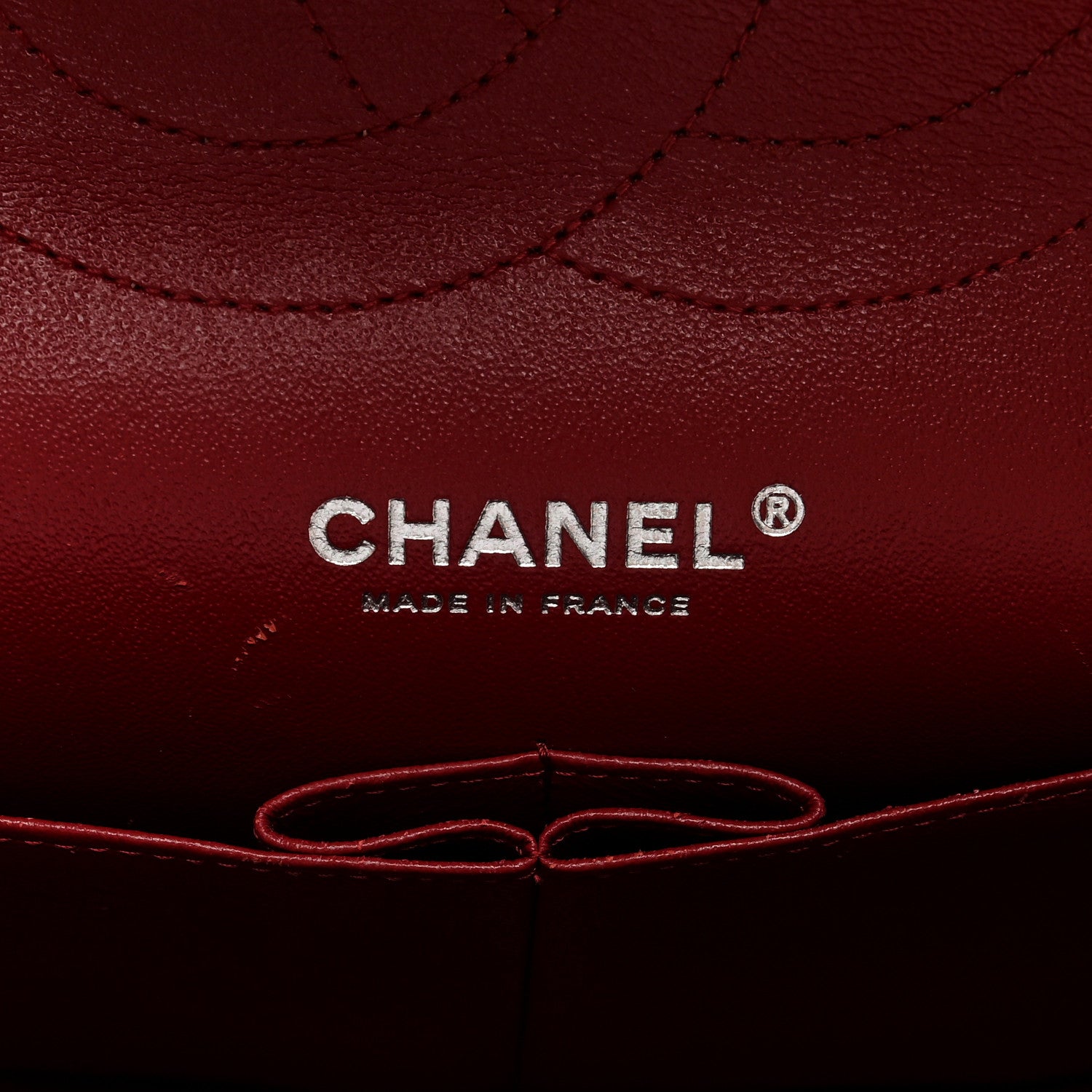 Chanel Caviar Quilted Jumbo Double Flap Dark Red 6 of 11