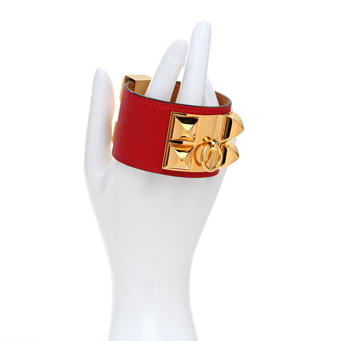 Epsom Collier de Chien CDC Bracelet S Rouge Casaque