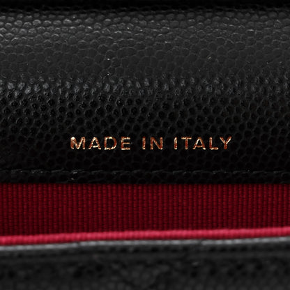 Chanel Caviar Quilted Twist Your Buttons Coin Purse With Chain Black 8 of 12