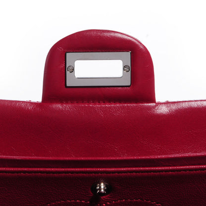 Chanel Aged Calfskin Quilted 2.55 Reissue 224 Flap Red 8 of 9