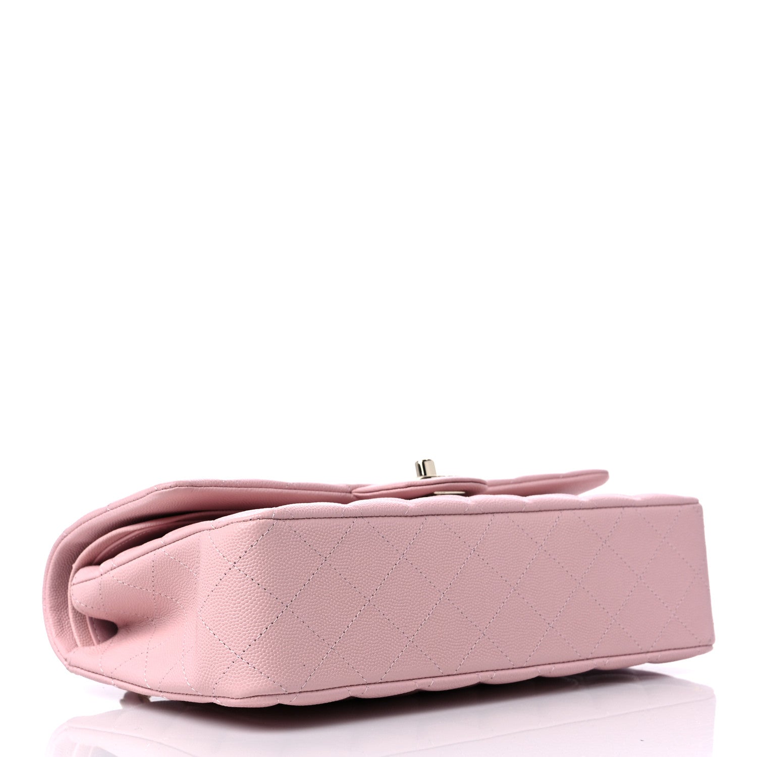 Chanel Caviar Quilted Medium Double Flap Light Pink 4 of 10