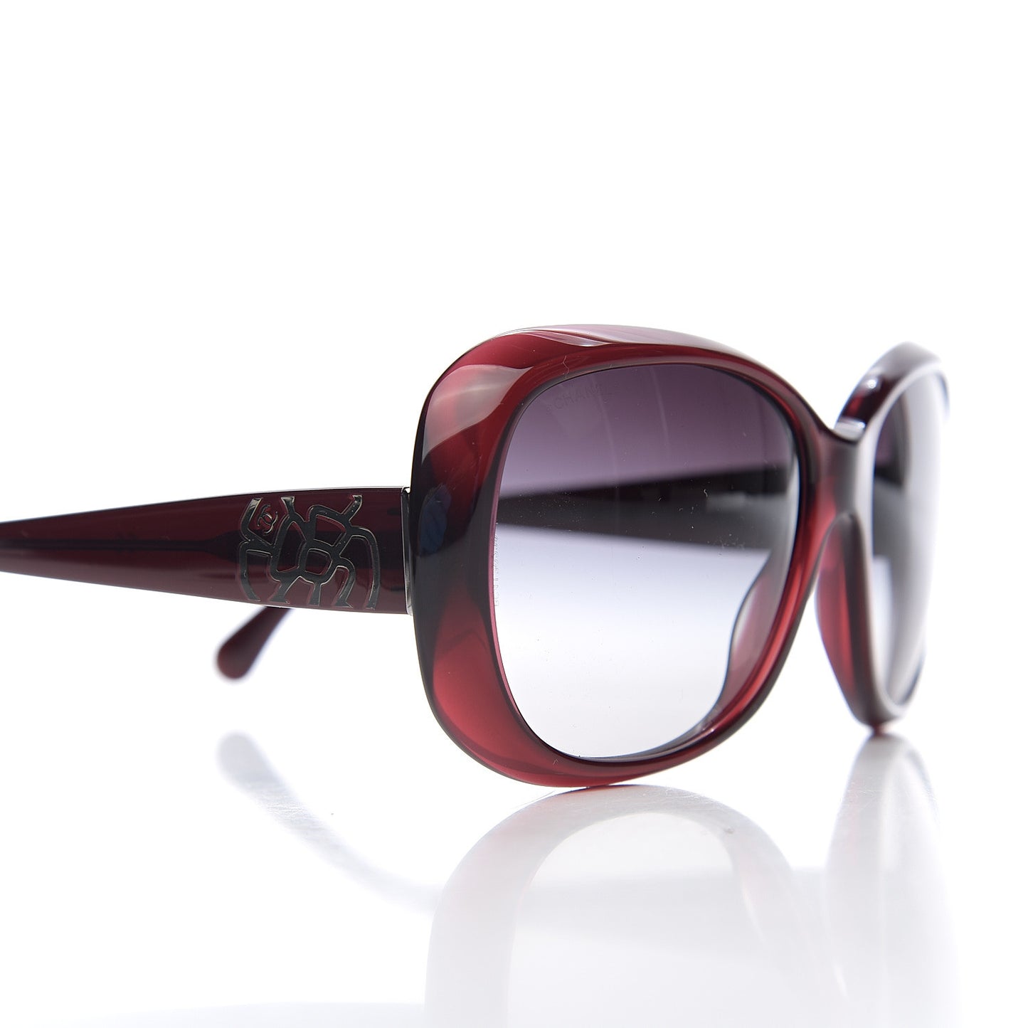 CC Camellia Sunglasses 5248 Dark Red