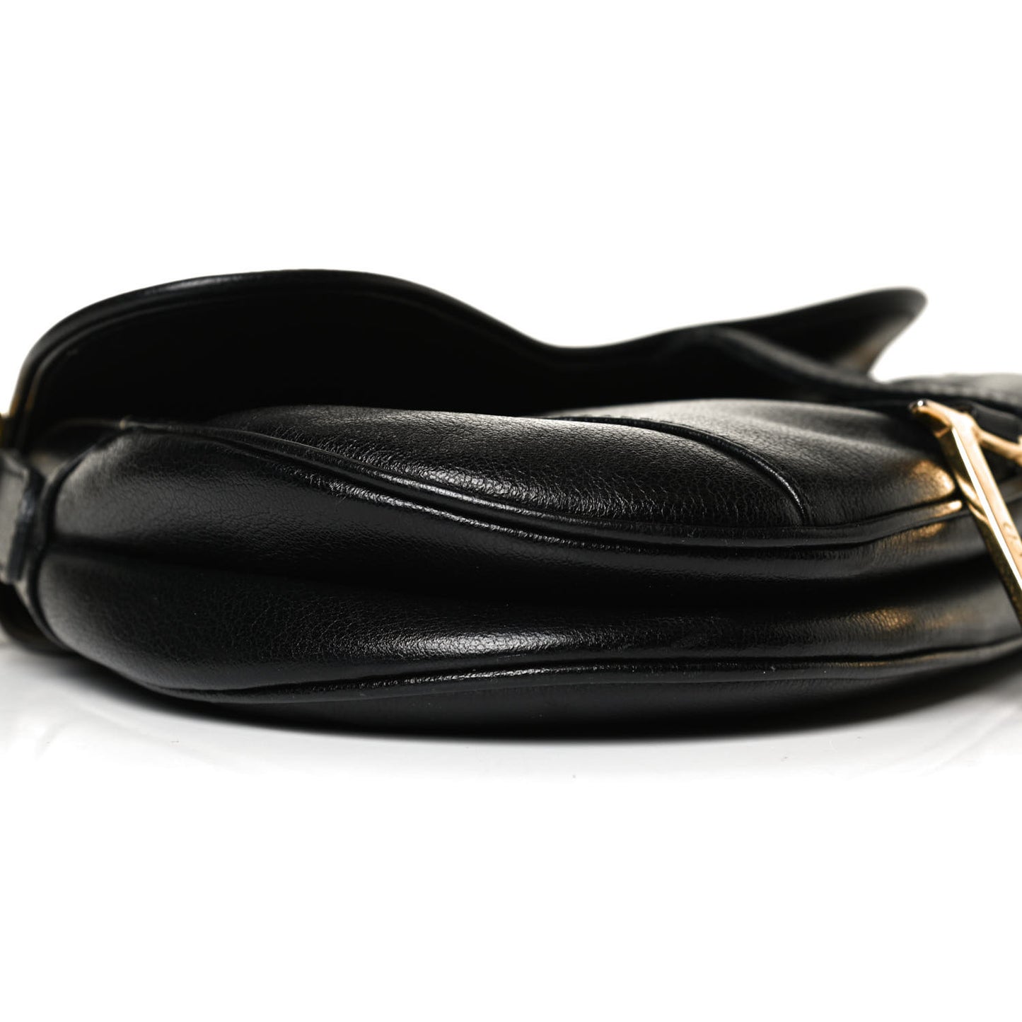 Calfskin Saddle Bag Black