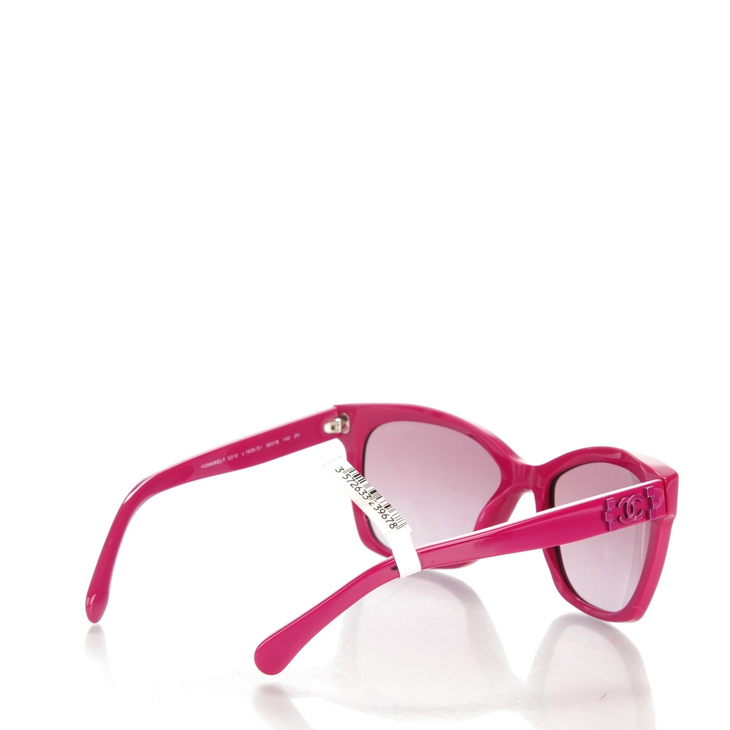 Chanel CC Butterfly Signature Sunglasses 5313 Fuchsia 3 of 5