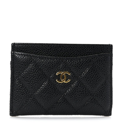 Chanel Caviar Quilted Card Holder Black 1 of 9