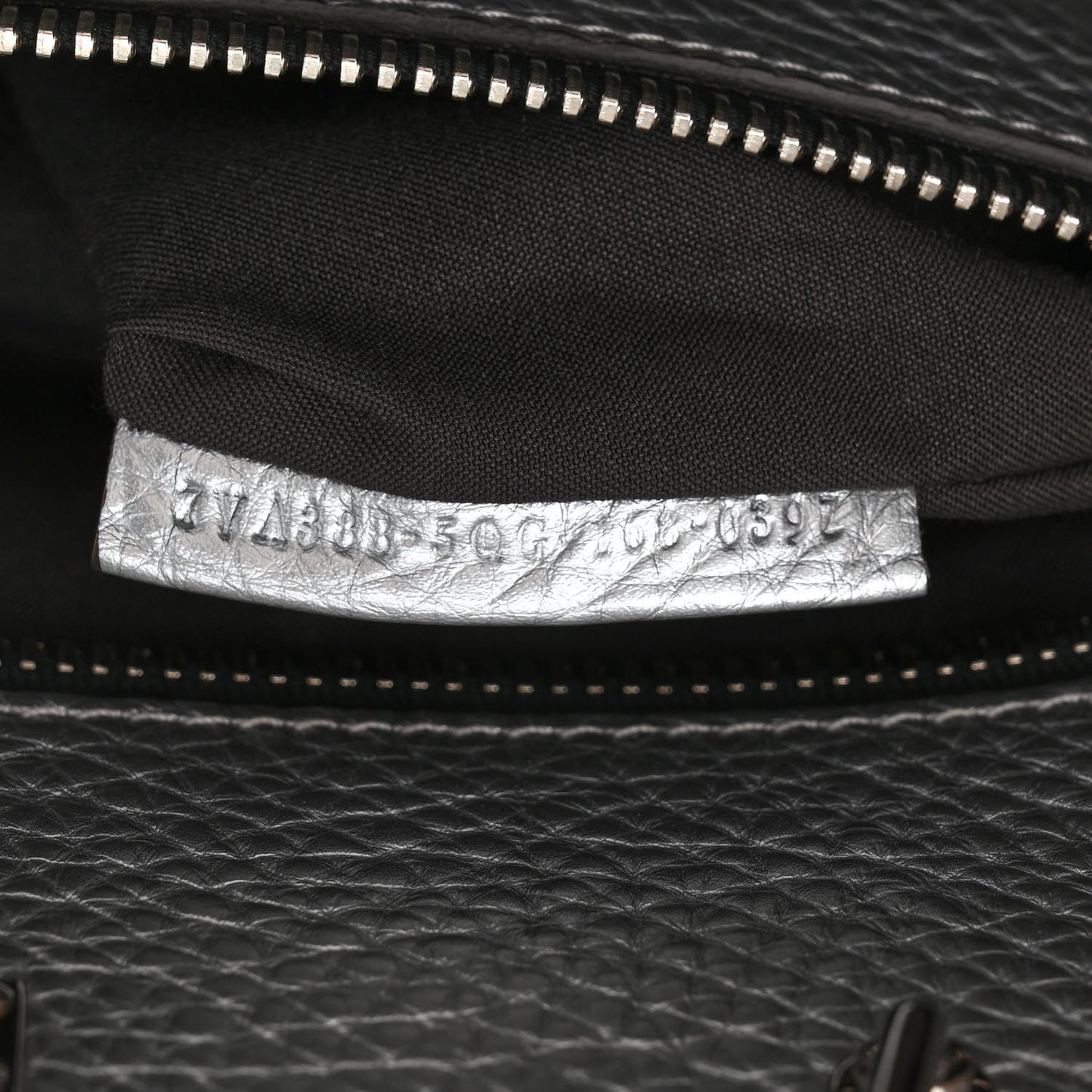 Metallic Cuoio Romano Selleria Metal Stitch Large Mens Peekaboo Iconic Essential Satchel Silver