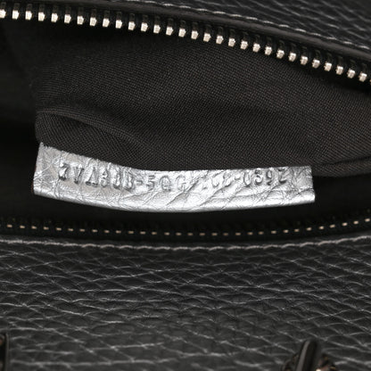 Fendi Metallic Cuoio Romano Selleria Metal Stitch Large Mens Peekaboo Iconic Essential Satchel Silver 8 of 14
