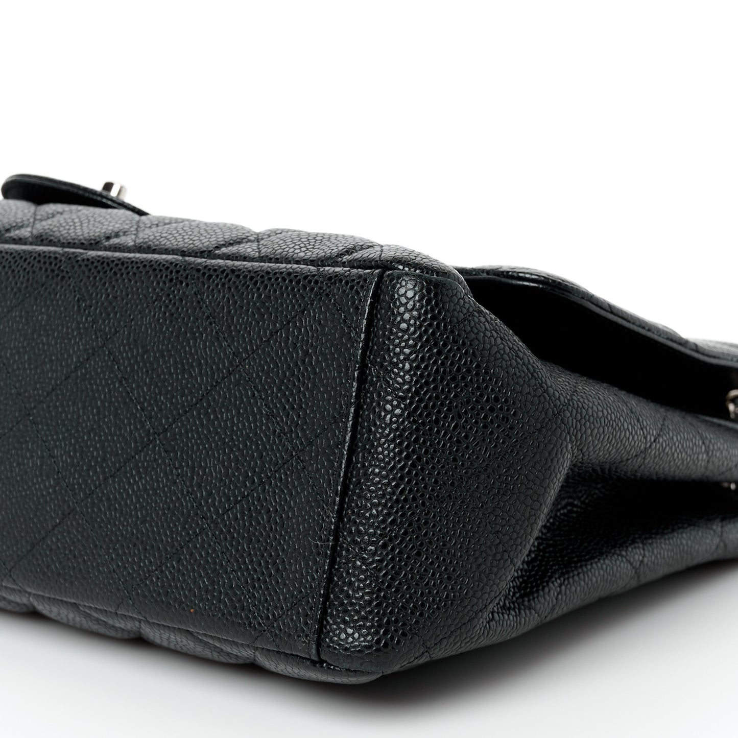 Caviar Quilted Maxi Single Flap Black