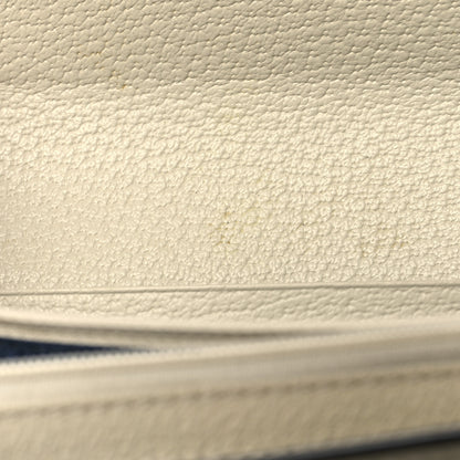 Gucci GG Supreme Monogram Textured Calfskin Web Ophidia Continental Wallet Beige White 11 of 12